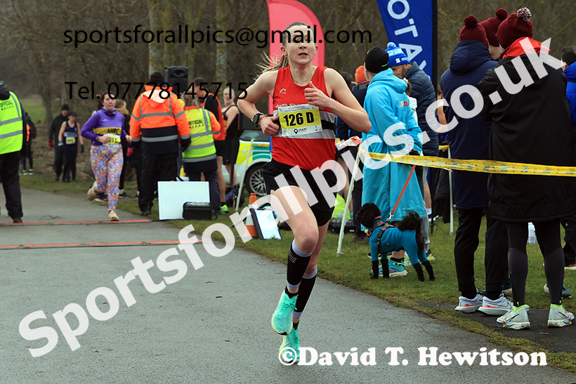 Senior Women and Over-35s Women 2025 NECAA Royal Signals Road Relays Champs.,  Hetton Lyons Country Park, Hetton le Hole, County Durham. Photo: David T. Hewitson/Sports for All Pics